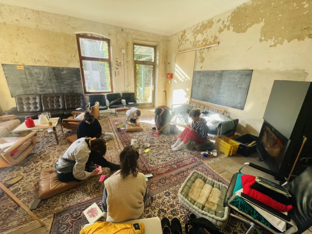 Gruppenarbeit während der Workshop-Reihe
